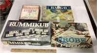 Lot of vintage board games w/vintage Monopoly