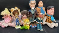 Vintage Flintstones Dolls, Precious Moments,