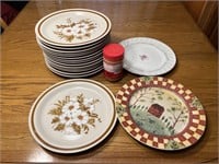 15 matching plates & 2 mismatched plates