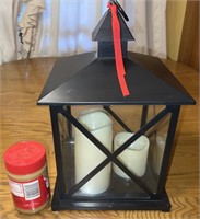 Large Battery powered candle lantern