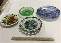 Decorative plates w/bowl