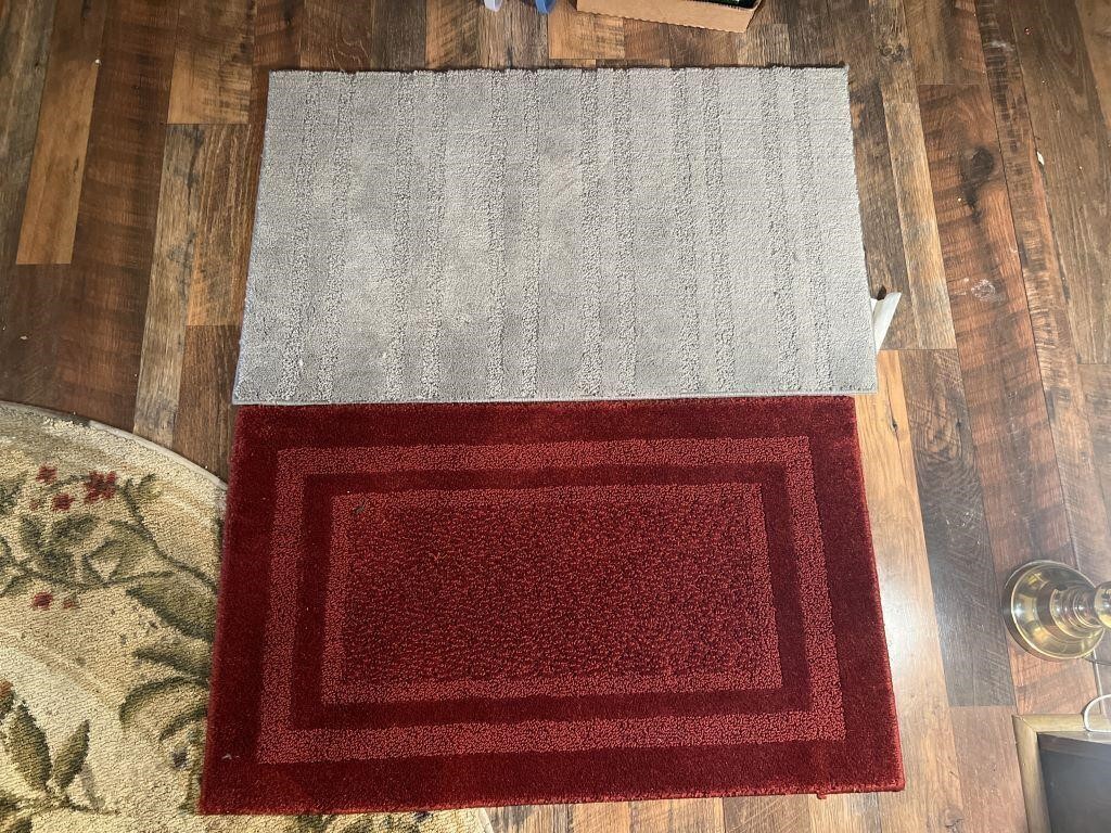 Two floor mats