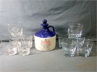 Grant's Deluxe Scotch Collectable Blue Decanter