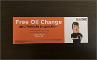 Free Oil Change and Vehicle Inspection