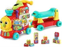 $80-VTech 4-in-1 Learning Letters Train (English