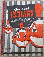 Rare 1948 Cleveland Indians Spiral Bound Yearbook