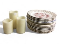 Collector Plates & Battery Operated Candles