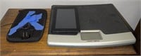Amazon tablet w case & charger, bathroom scale