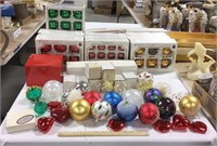 Lot of Christmas ornaments
