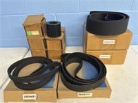 Various Sized Belts / Positive Drive Pulley