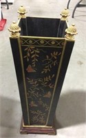 Wooden vase 25in tall