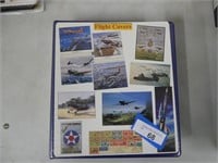 Album of first-day stamp covers - Air Flight