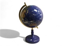 Lapis Gemstone Globe approx 24 inches tall
