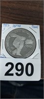 1983-S  PROOF SILVER DOLLAR , 23 OLYMPIAD DISCUSS