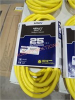 OSW heavy duty 25 ft outdoor cord 15 amp