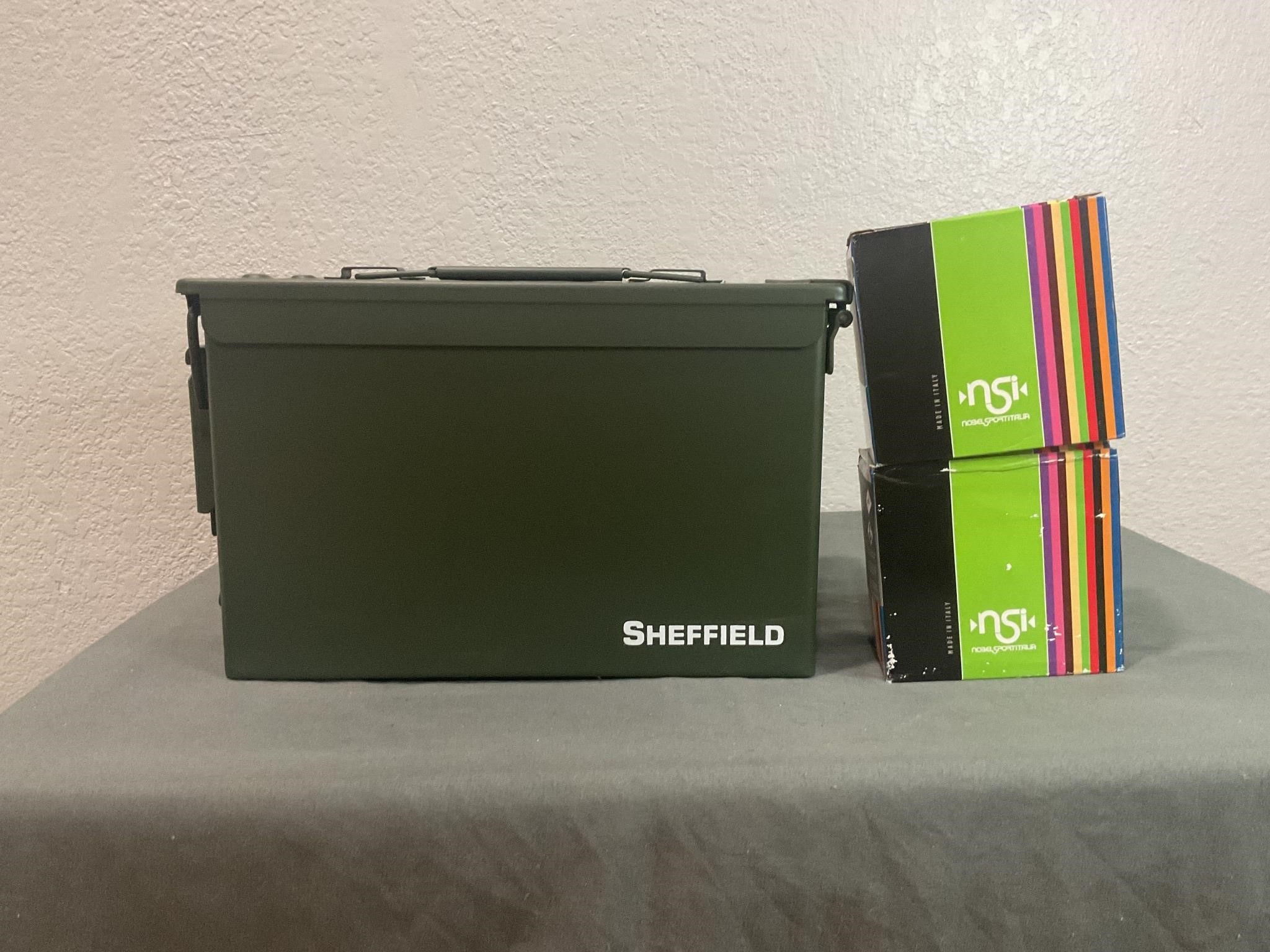 Sheffield Metal Ammo Box + Hundreds of 12Ga Rounds