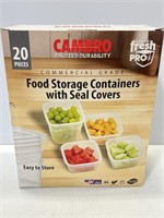 Cambro food storage containers with covers