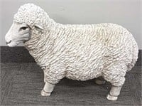 Molded composition garden sheep - 24" long