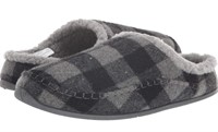 Deer Stags Slippers size 9W Nordic Grey/Black