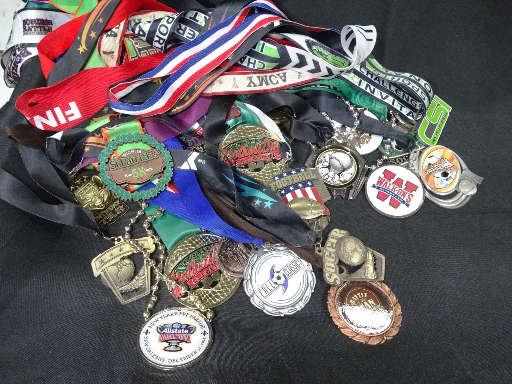 Large Variety of Sports Medals