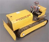 Vintage Marvelons Mike Robot battery op bulldozer