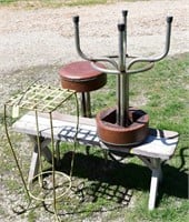 Bar Stools, Bench & Plant Stand