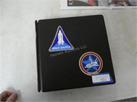 Album of first-day stamp covers - Space Shuttle