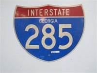 GEORGIA 285 RETIRED ROAD SIGN 30 X 24 INCHES