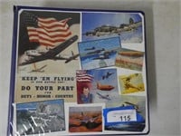 Album of first-day stamp covers - Aviation plus so