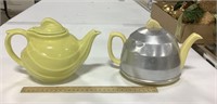 2 Tea kettles - Hall  tea pot cracked on bottom
