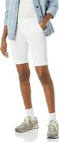 Essentials Women's 12 Bermuda Chino Short, White