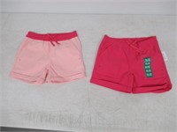 2-Pk Eddie Bauer Girl's XL Short, Pink Extra