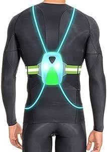 19$-led reflective running vest