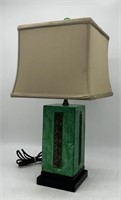 22" Green Lamp w/Backlit Motif