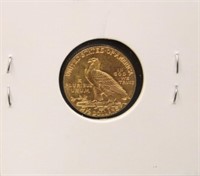 1911 $2 1/2 INDIAN HEAD GOLD PIECE
