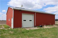 APPROX 36'X54' DRIVE SHED