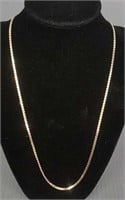 14K gold necklace - 11.8 grams; 20" long