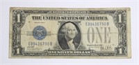 SERIES OF 1928 FUNNY BACK $1 SILVER CERTIFICATE