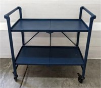 2 TIER ROLLING UTILITY CART