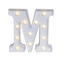 NEW LED Letter "M" Light Up Sign