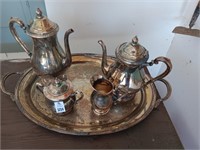 Tea & coffee set (plated)