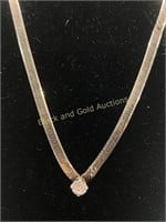 Marked 925 Sterling Silver Necklace