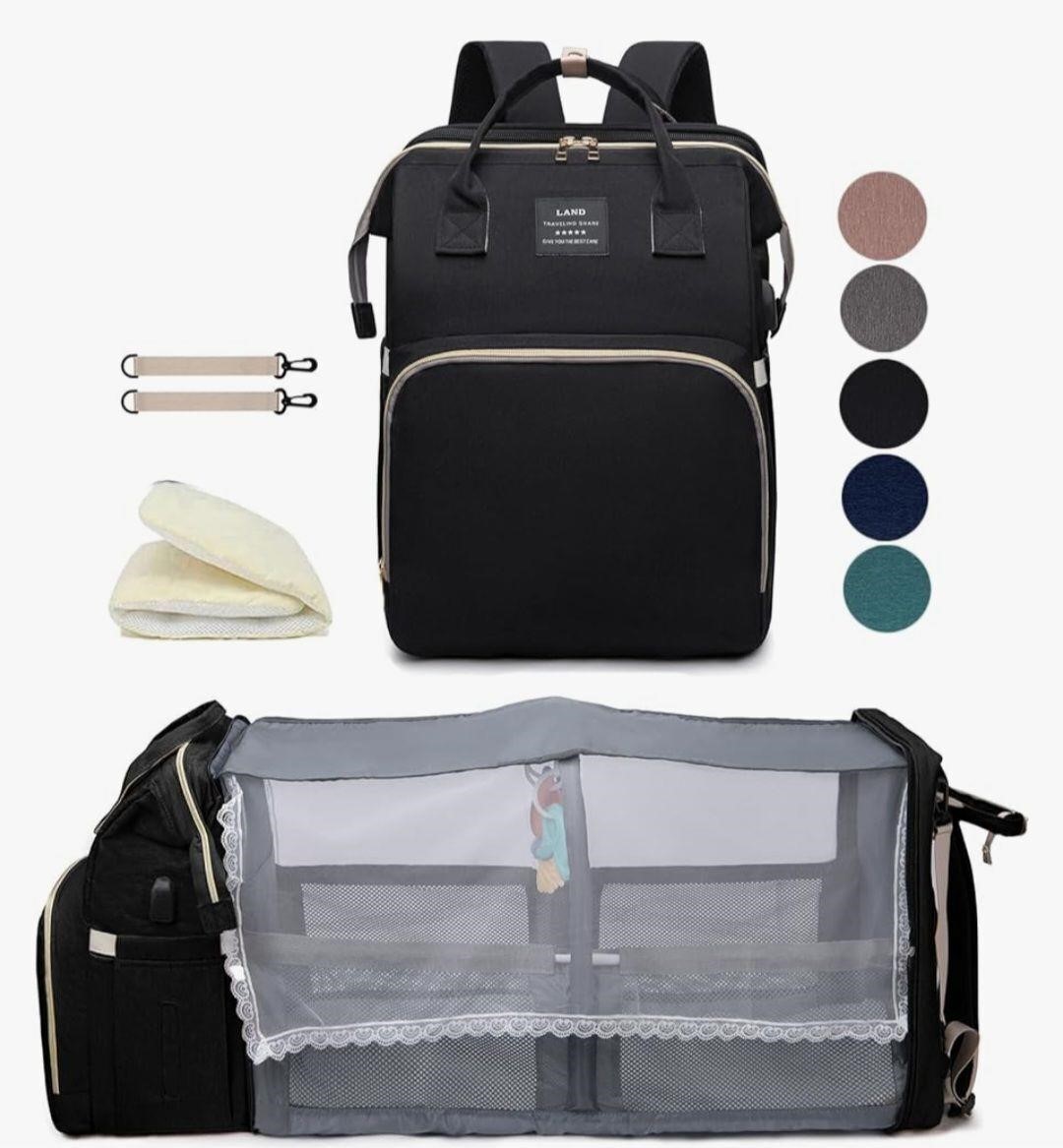 Diaper Bag Backpack - Black