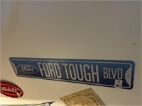 Ford Tough Metal Sign