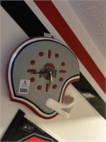 Ohio State Ceramic Helmet Clock