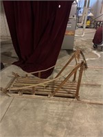 Early wooden 5ft Dog Sled