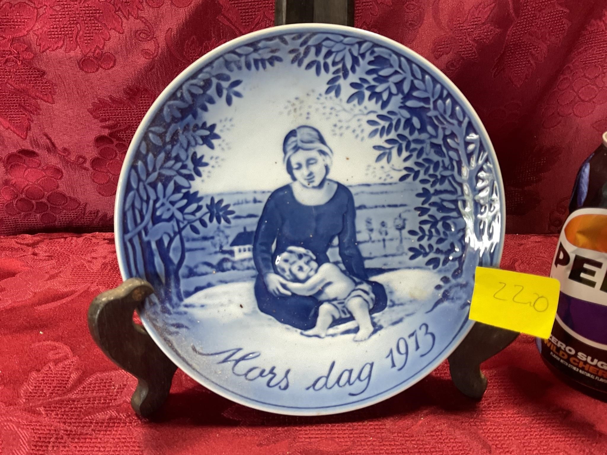 George Jensen Mother’s Day plate 1973 7 inch