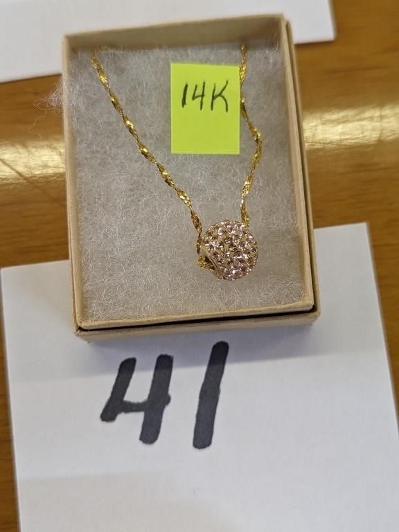 14K Gold 3.1g Necklace