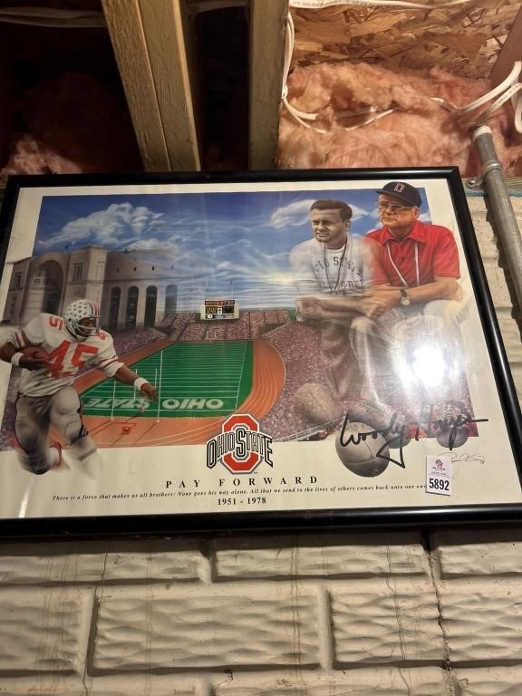 Ohio State Woody Hayes picture (signed)