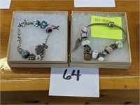 Pandora Bracelets with Sterling Silver Beads